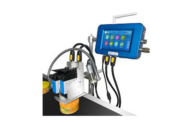 Online Inkjet Printer Double Head 12.7MM & 25MM High Resolution