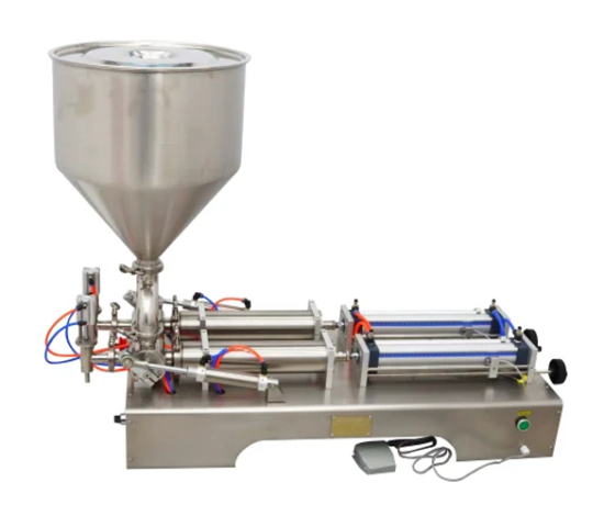 Semi Automatic Paste Filling Machine Singel Head & Double Head 50M to 500ML