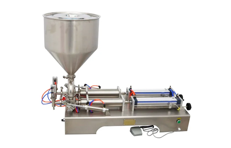 Semi Automatic Liquid Filling Machine Singel Head & Double Head 50M to 500ML