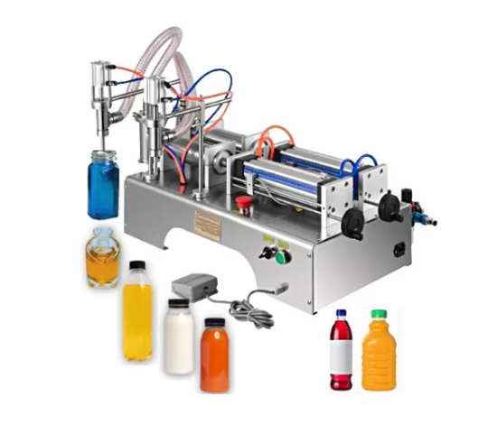 Semi Automatic Liquid Filling Machine Singel Head & Double Head 100M to 1000ML