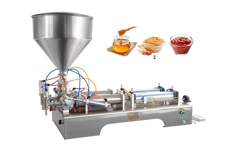 Semi Automatic Paste Filling Machine Singel Head & Double Head 100M to 1000ML